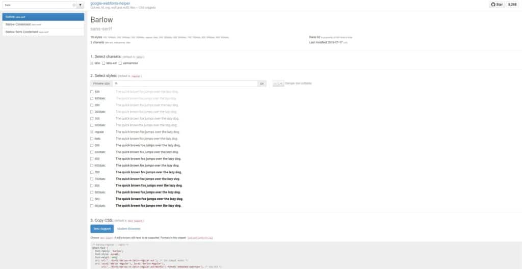 Web Fonts einbinden