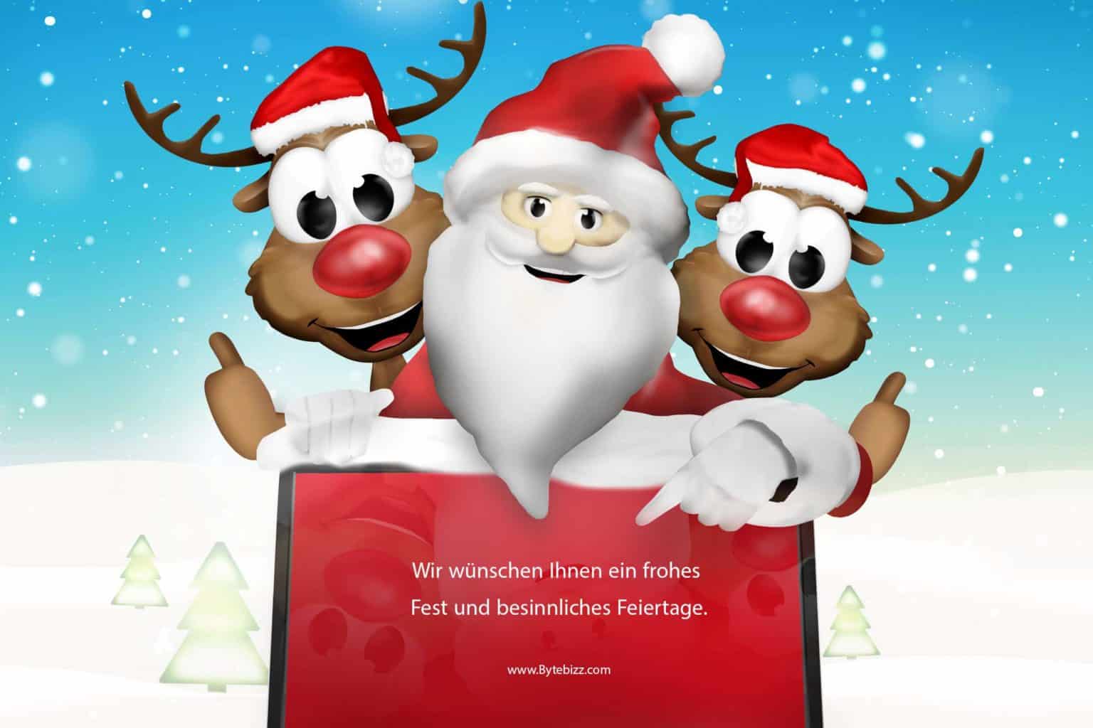Webseite Weihnachtsgeschäft