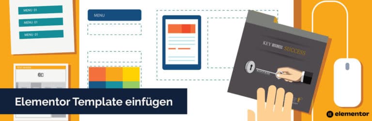 Elementor Template einfügen HEADER