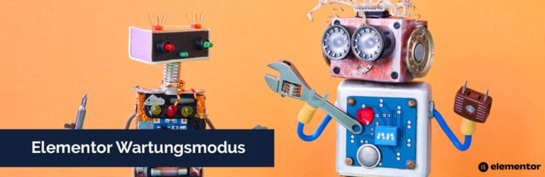 Elementor Wartungsmodus Header