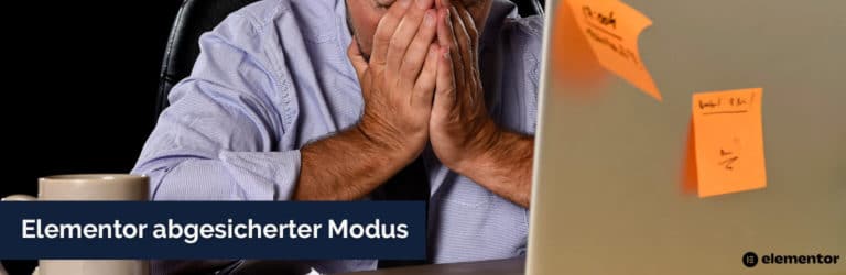 Elementor abgesicherter Modus Header