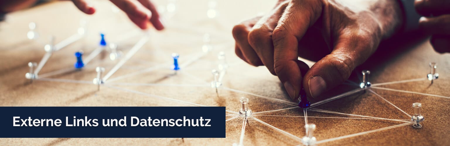 Externe Links und Datenschutz