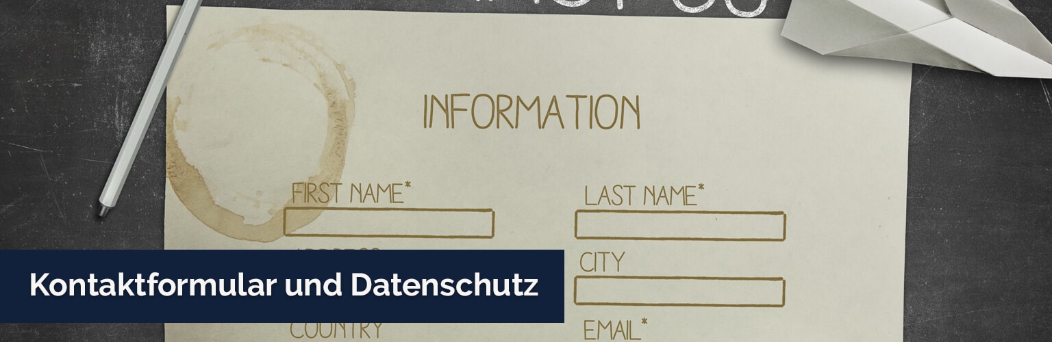 Kontaktformular Datenschutz