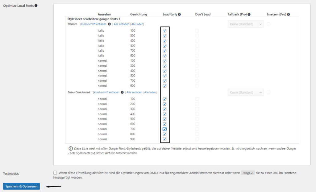 WordPress OMGF – Google Fonts lokal einbinden - Bytebizz