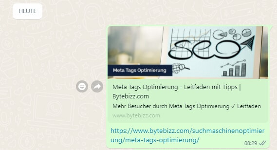 Meta Tags - Teilen in Social Media und Messengern