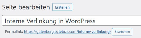 WordPress Permalink ändern
