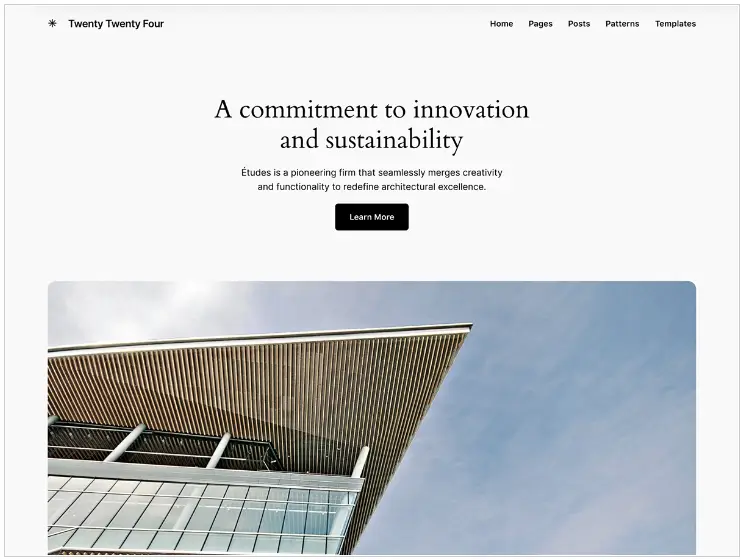 Twenty Twenty-Four - Neues WordPress Standard Theme
