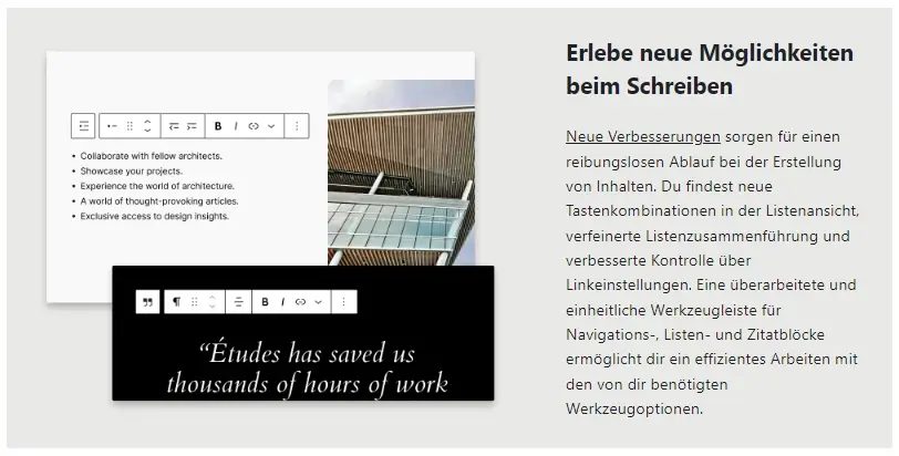 WordPress 6.4 Neuerungen